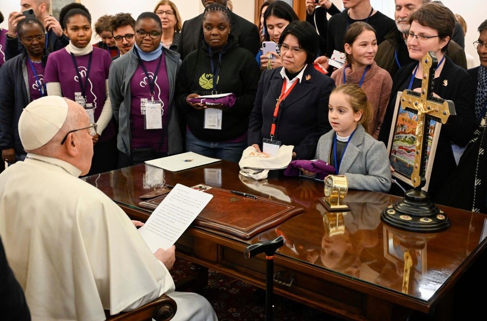 Audiencia del Papa a miembros de la Red Talitha Kum
