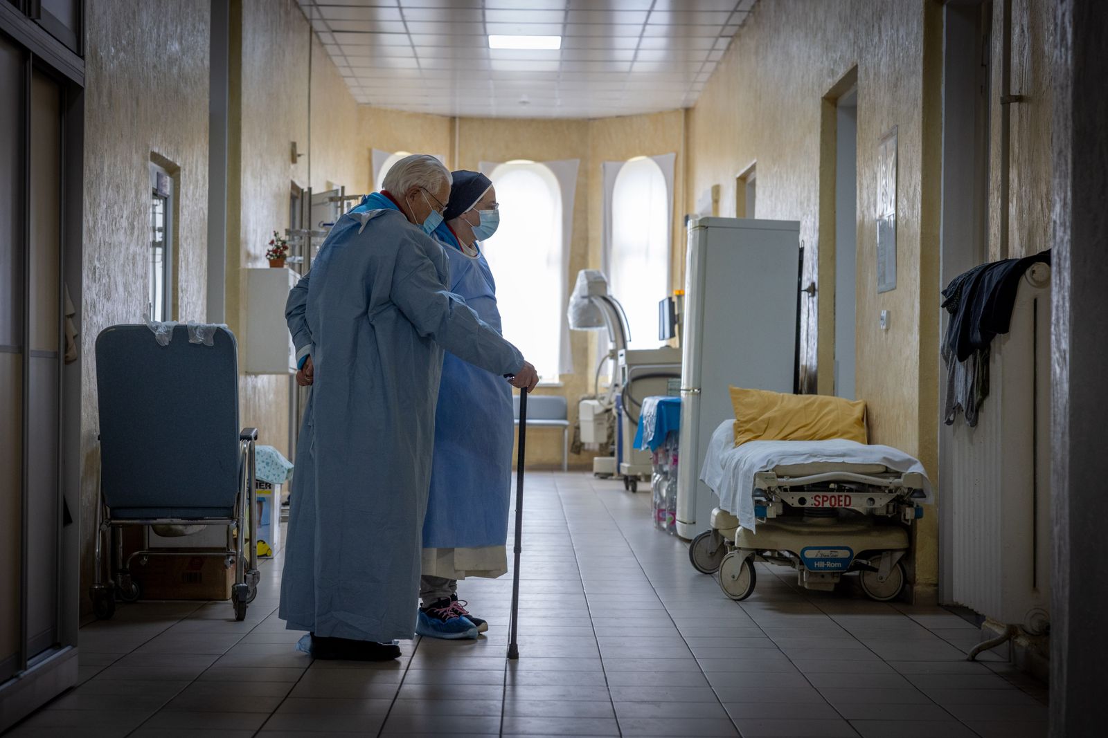 El padre Ángel y sor Lucía, en Ucrania