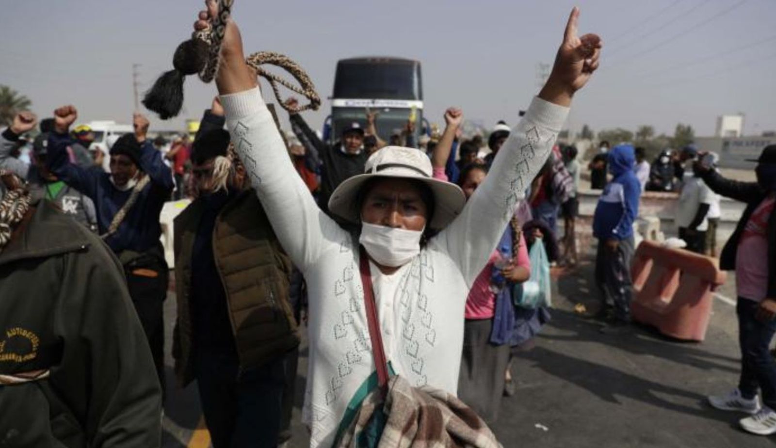 Protestas de comunidades campesinas en Perú