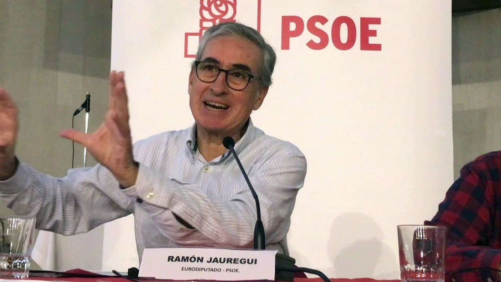 Ramón Jáuregui, en la Convención de Cristianos Socialistas