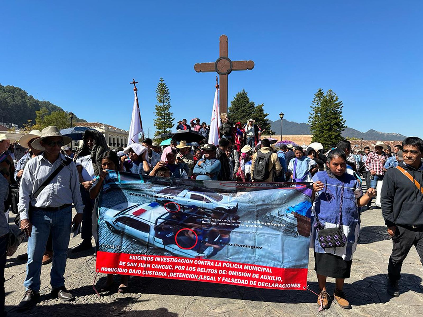 Protesta en Chiapas contra la violencia
