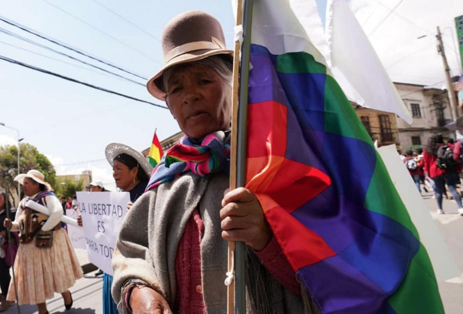 Mujer de una comunidad indígena, Bolivia