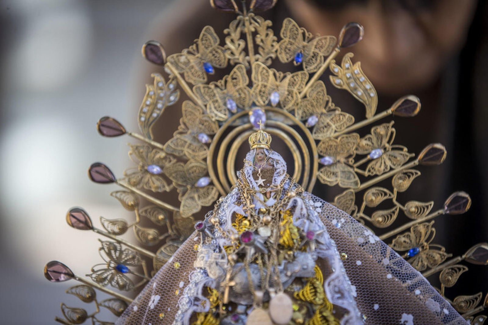 La Virgen de las Letanías, tras ser declarada Patrimonio Nacional de Bolivia