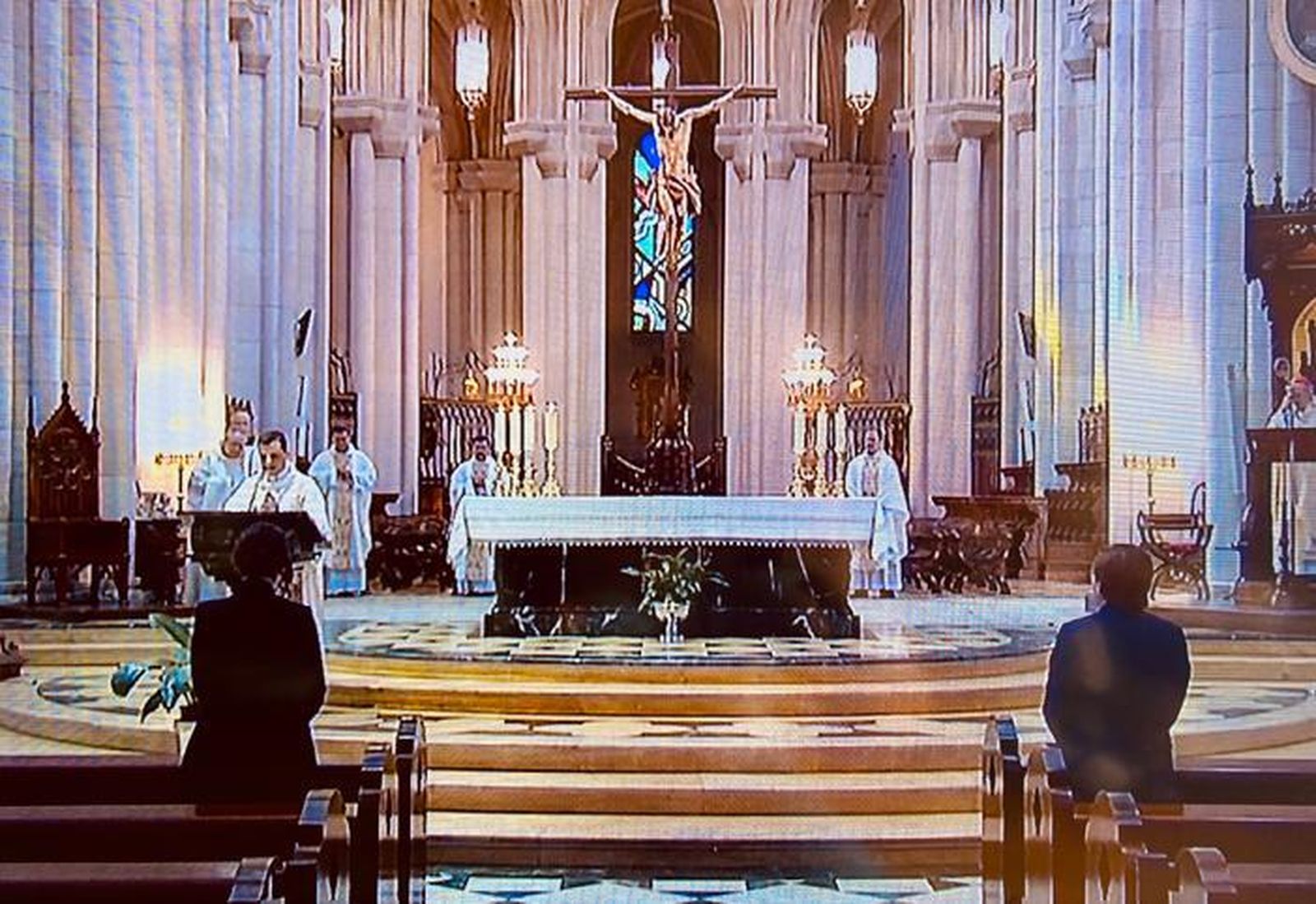 Ayuso y Almeida en La Almudena