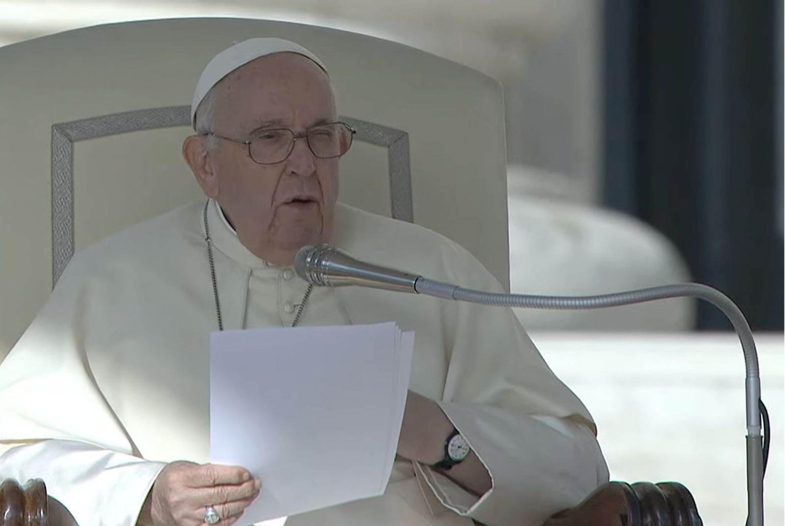 El Papa, en la audiencia del miércoles