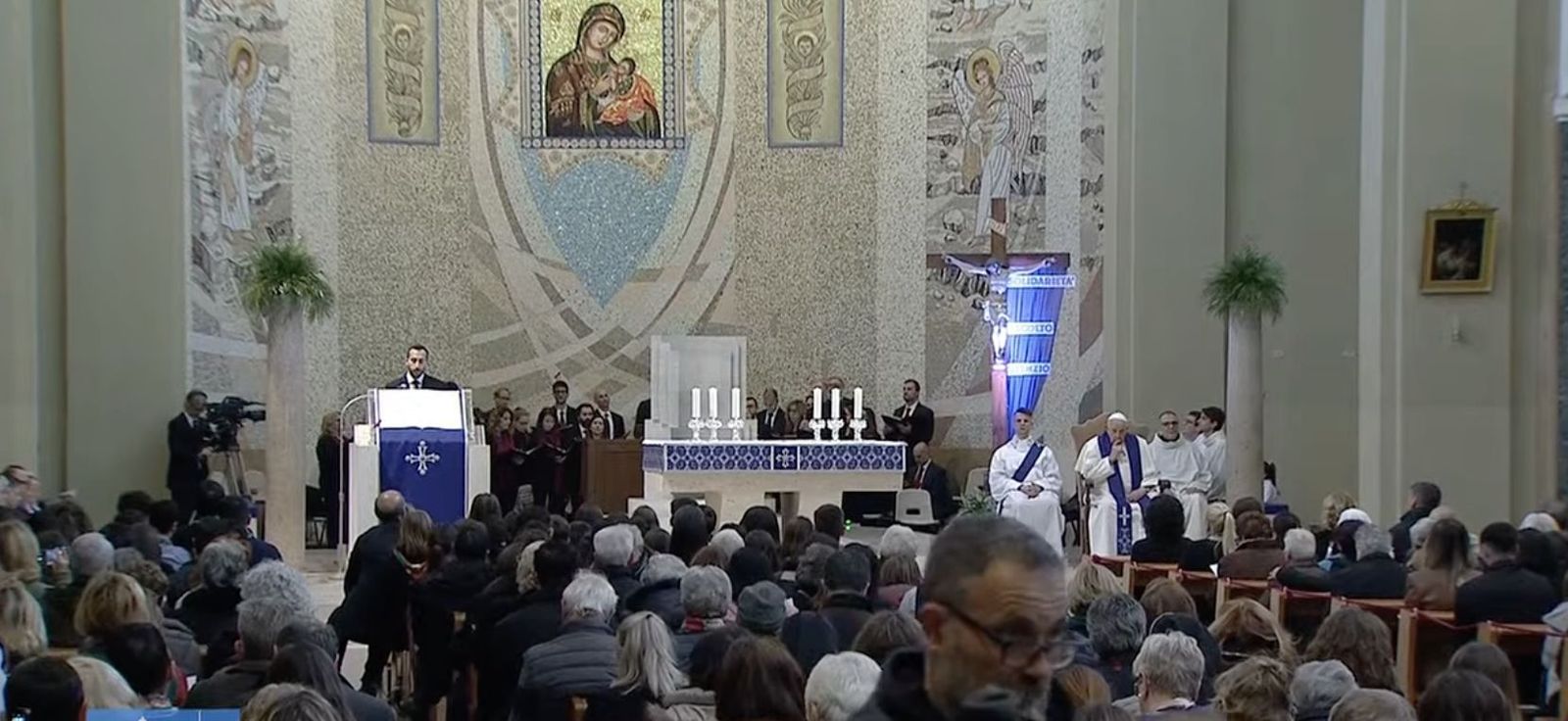 Celebración de la penitencia con el Papa