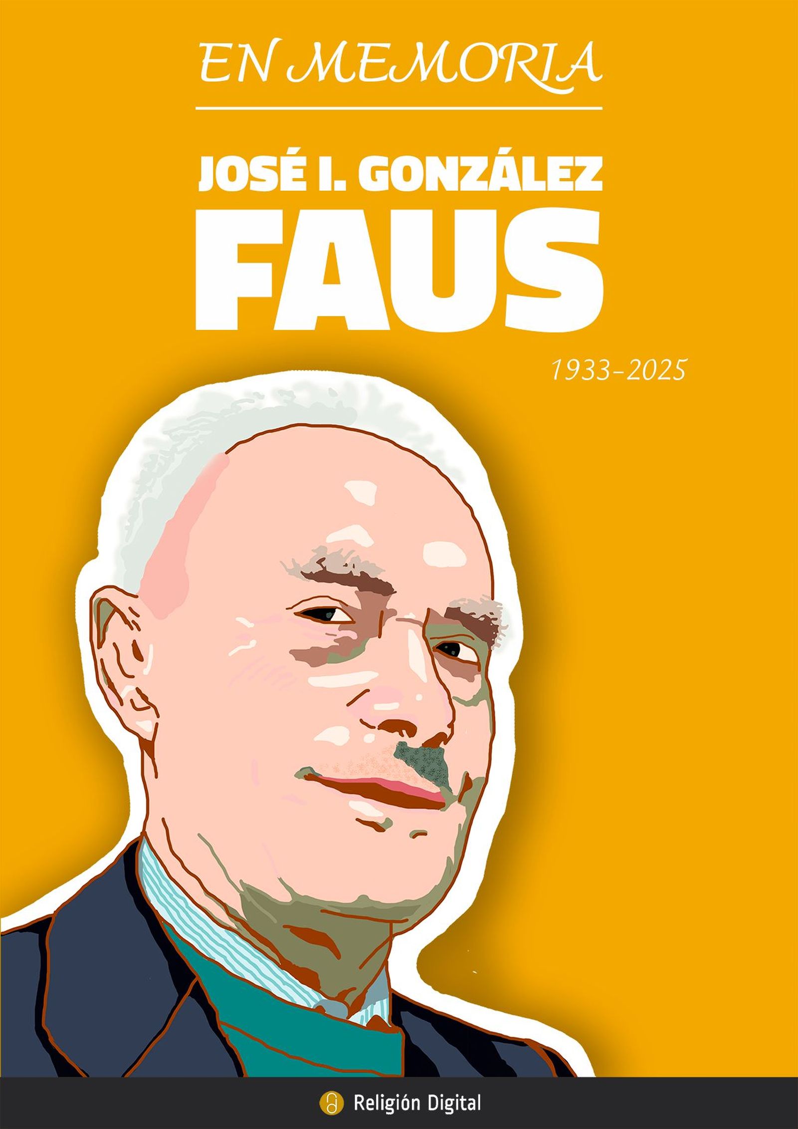 Portada del 'Informe RD Especial' en memoria de González Faus