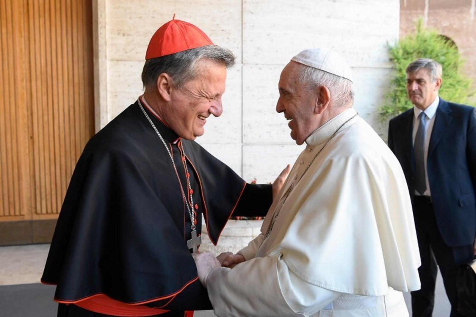 El Papa, con Grech