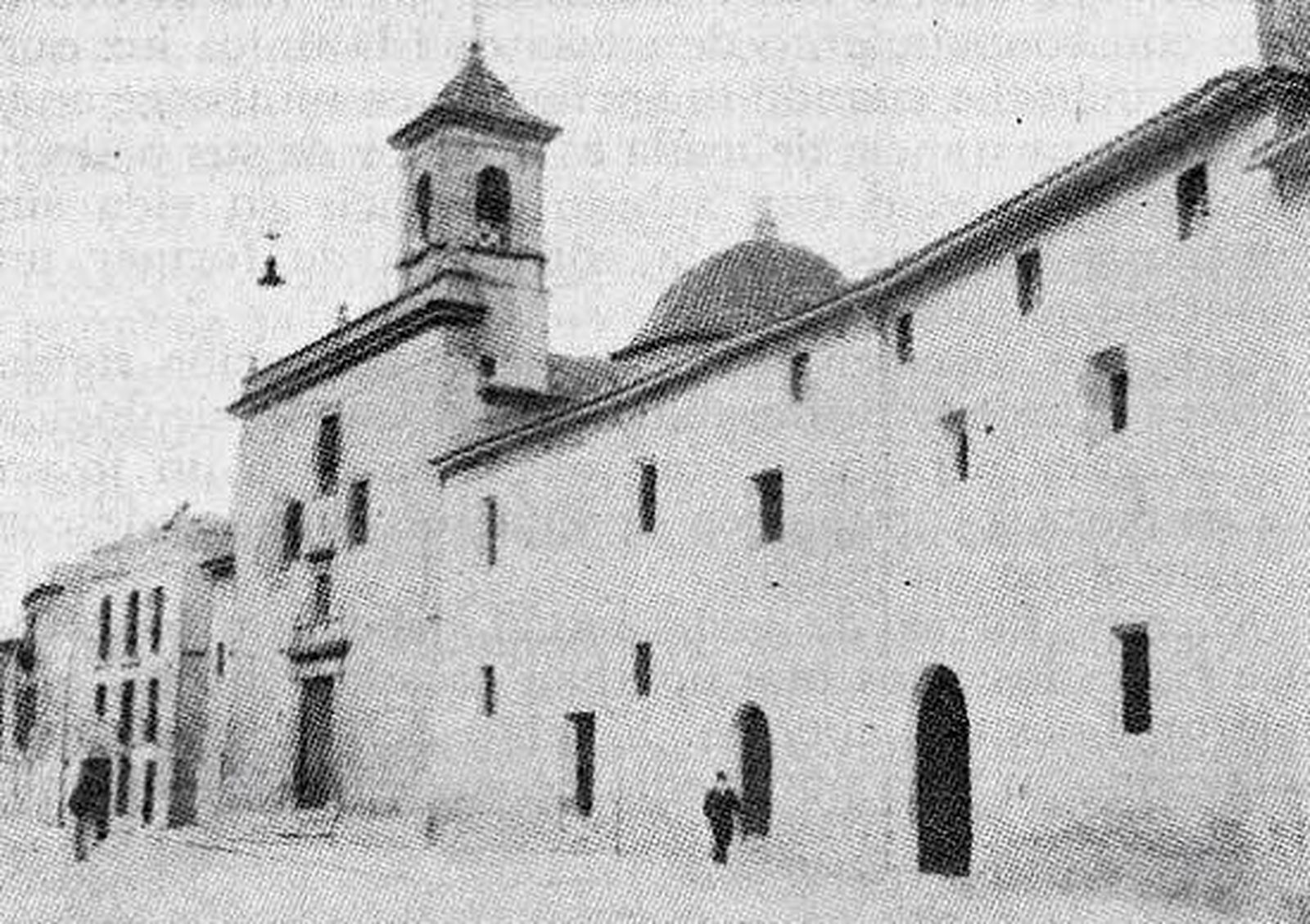 El convento de Nuestra Señora de los Ángeles en 1936.