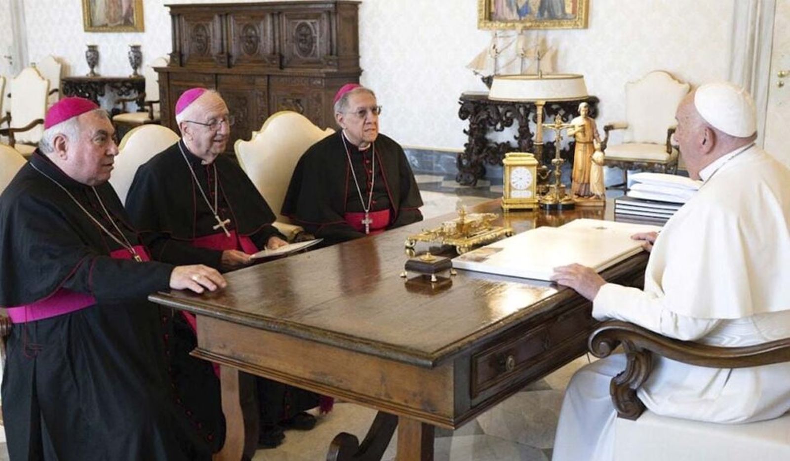 Audiencia de Francisco con los obispos católicos de Cuba