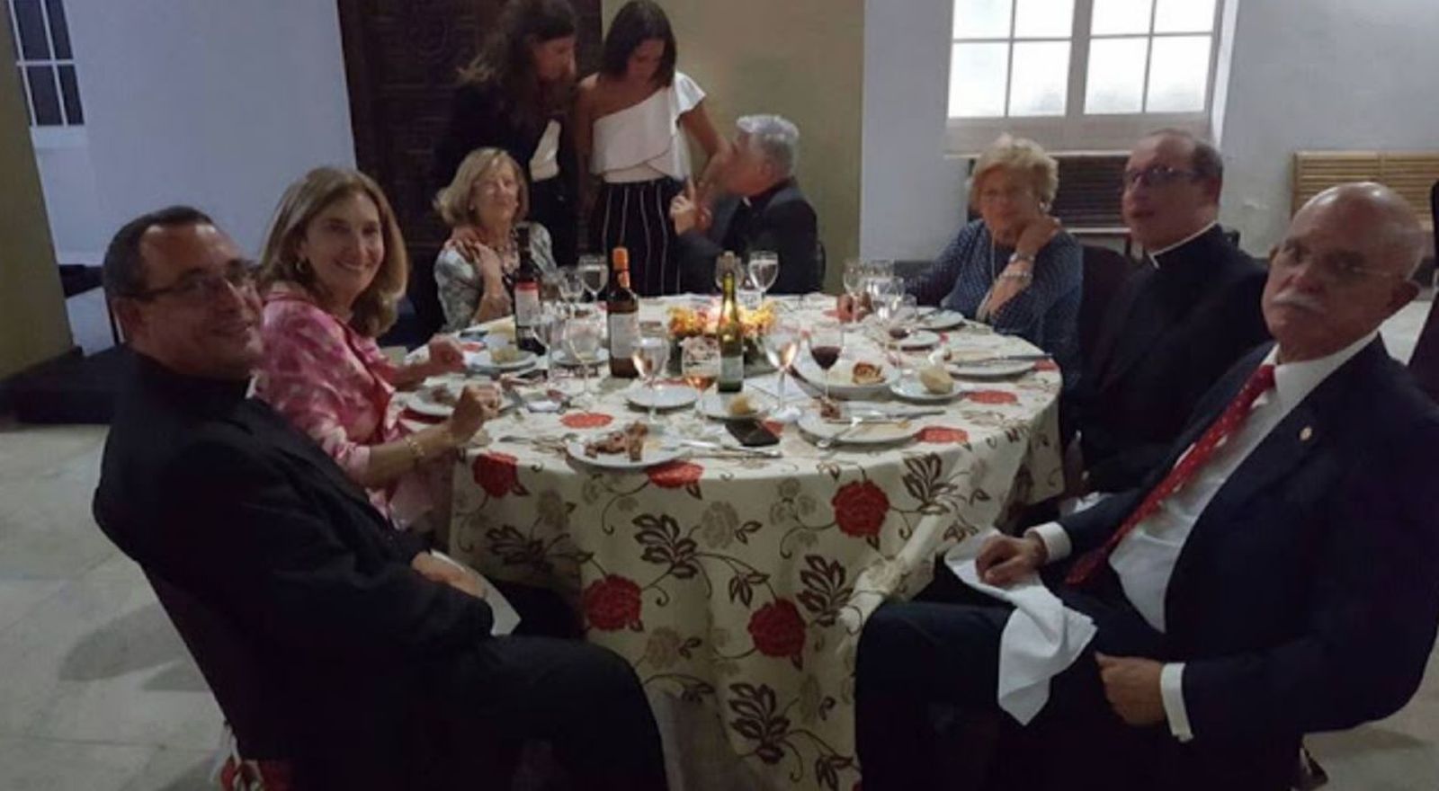 Zornoza, en una comida con Rosety y demás invitados