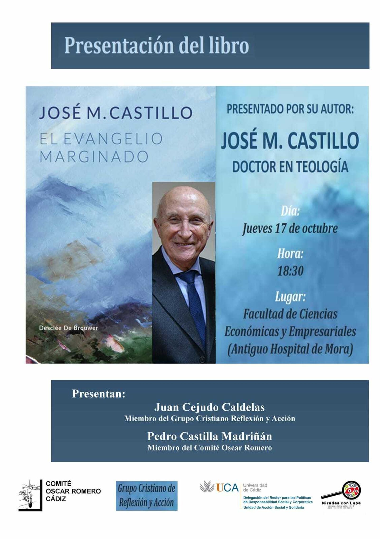 Presentación del libro de Castillo en Cádiz