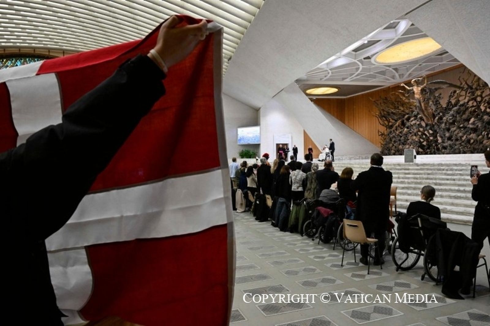 El Papa, con los peregrinos escandinavos