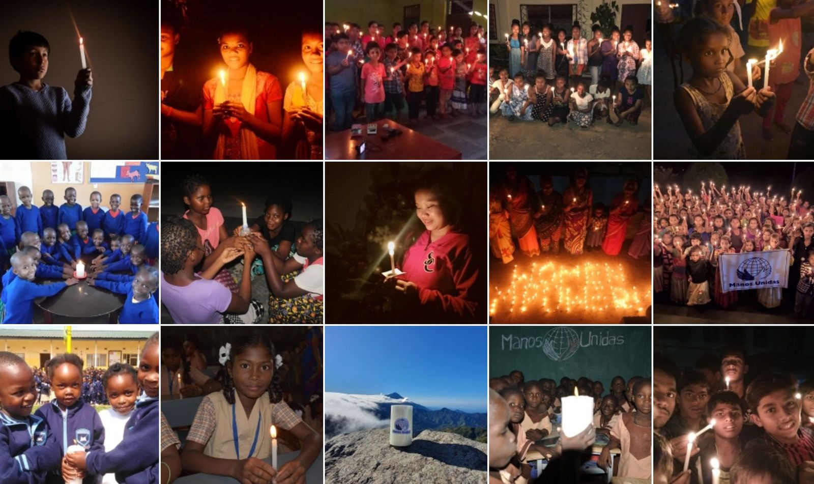 Enciende tu llama junto a Manos Unidas
