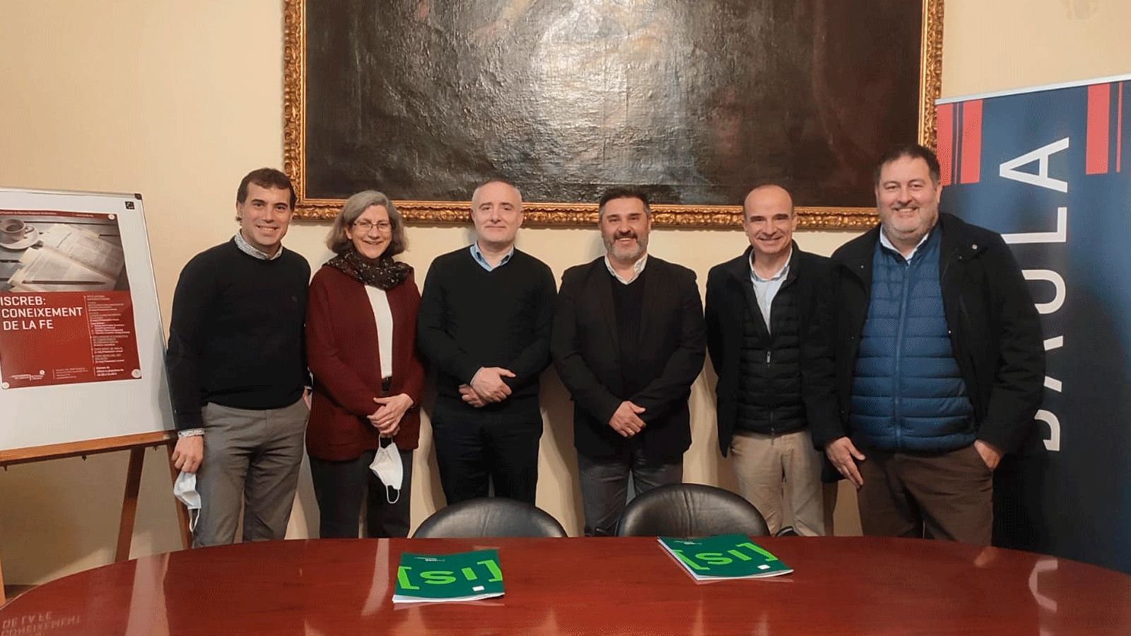 La firma del acuerdo tuvo lugar en la sede del ISCREB, en Barcelona