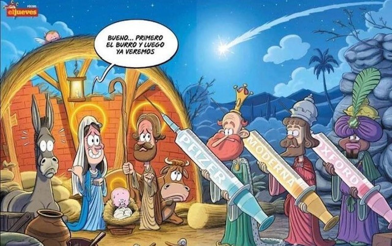 Oro, incienso... ¿vacuna?
