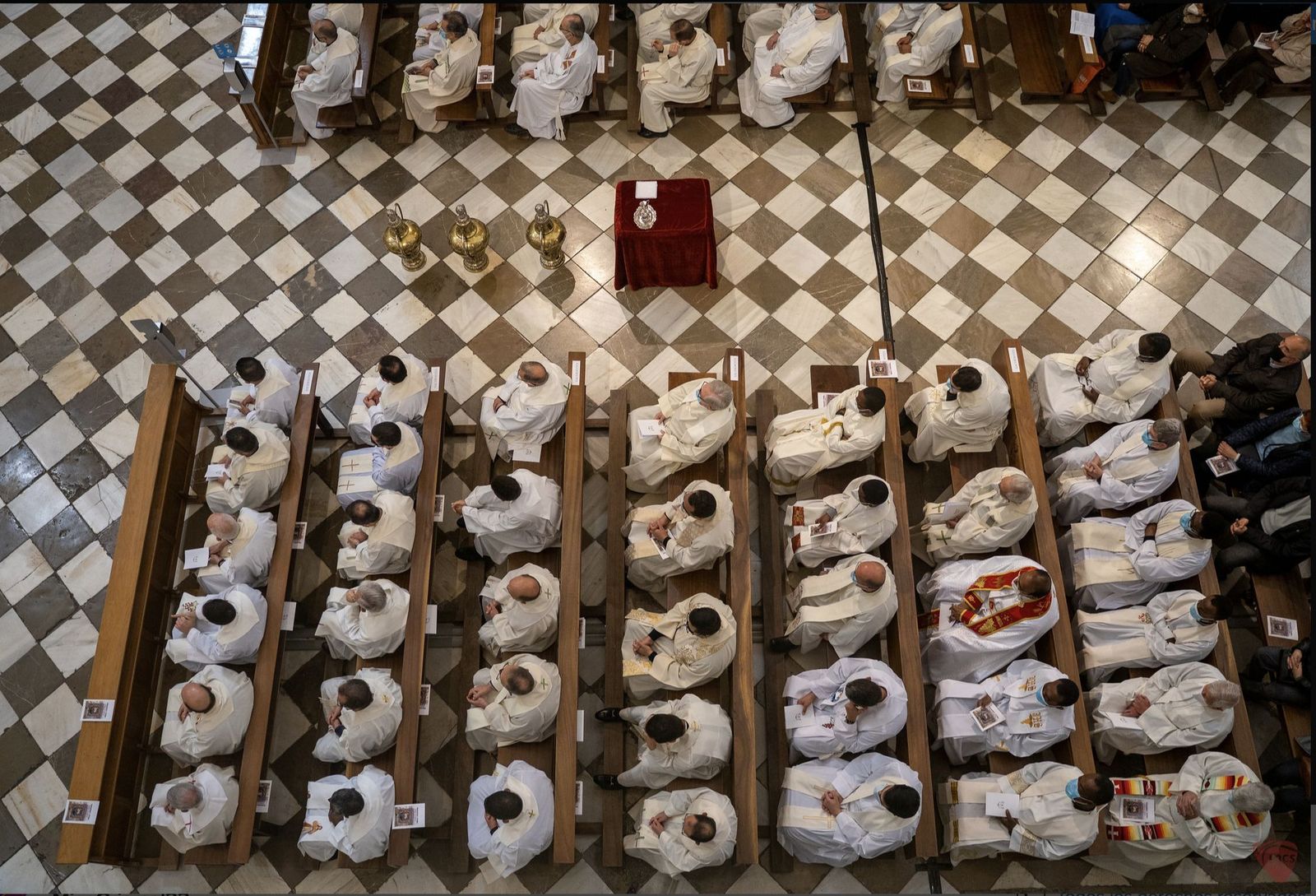 Curas de Granada en la catedral