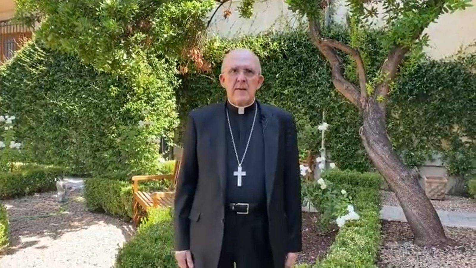Carlos Osoro, durante su mensaje de verano.