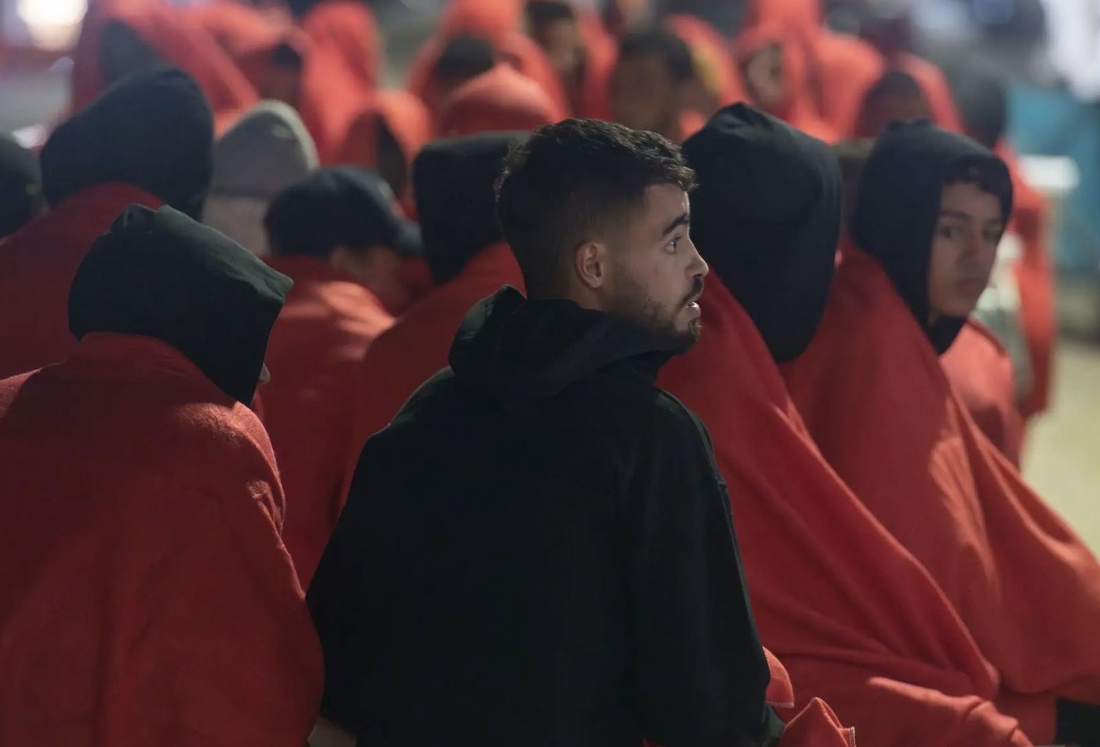 Migrantes llegados a través de la ruta Canaria, una de las más mortíferas