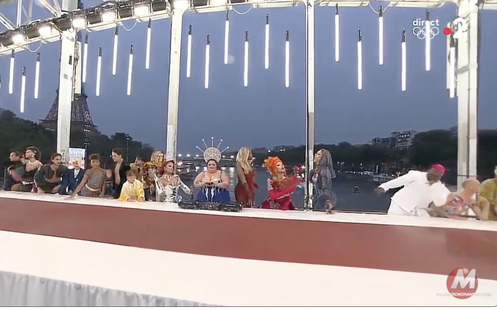 Una escena de la parodia