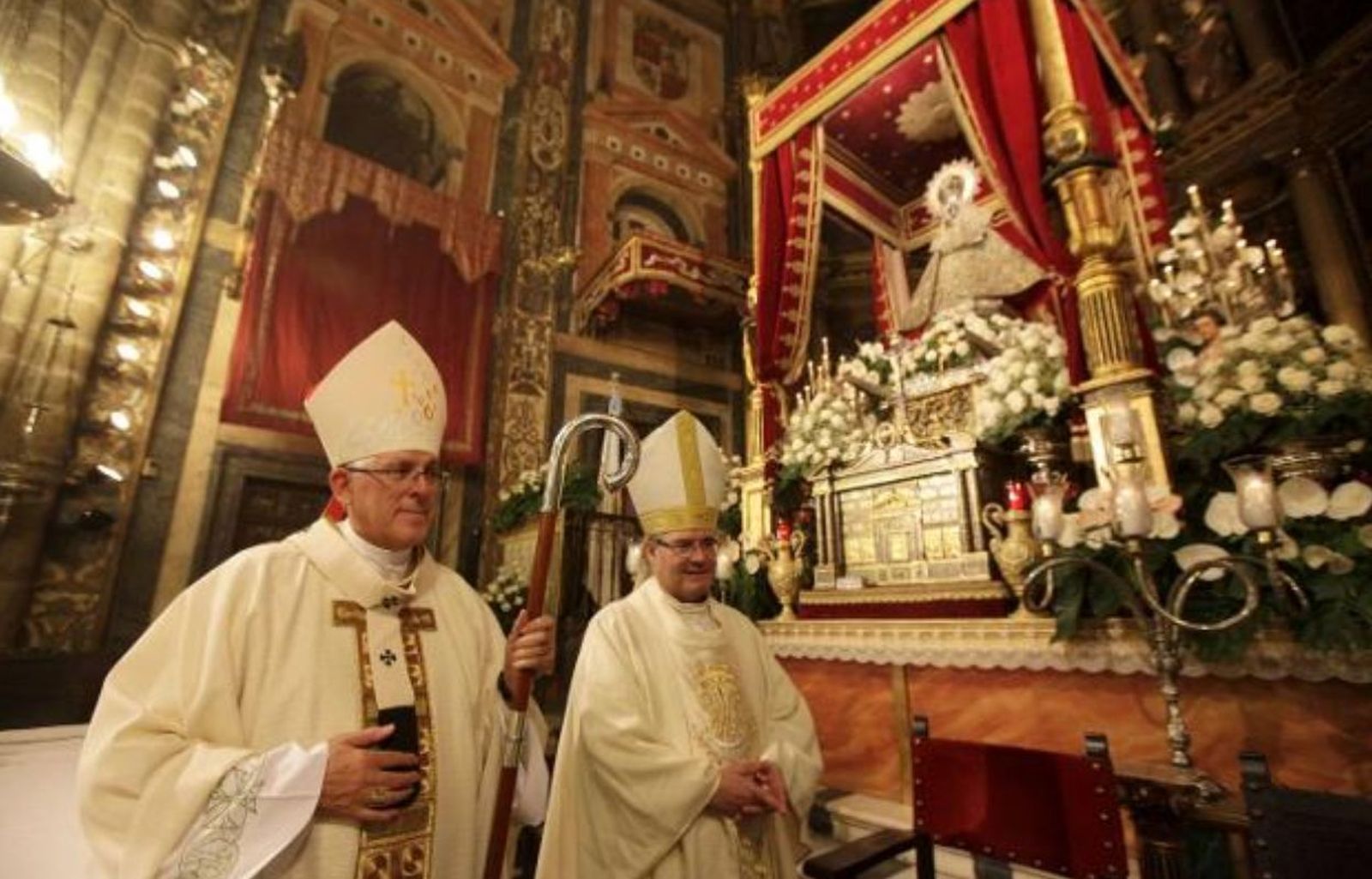 Braulio Rodríguez y su sucesor, Francisco Cerro, precisamente en Guadalupe