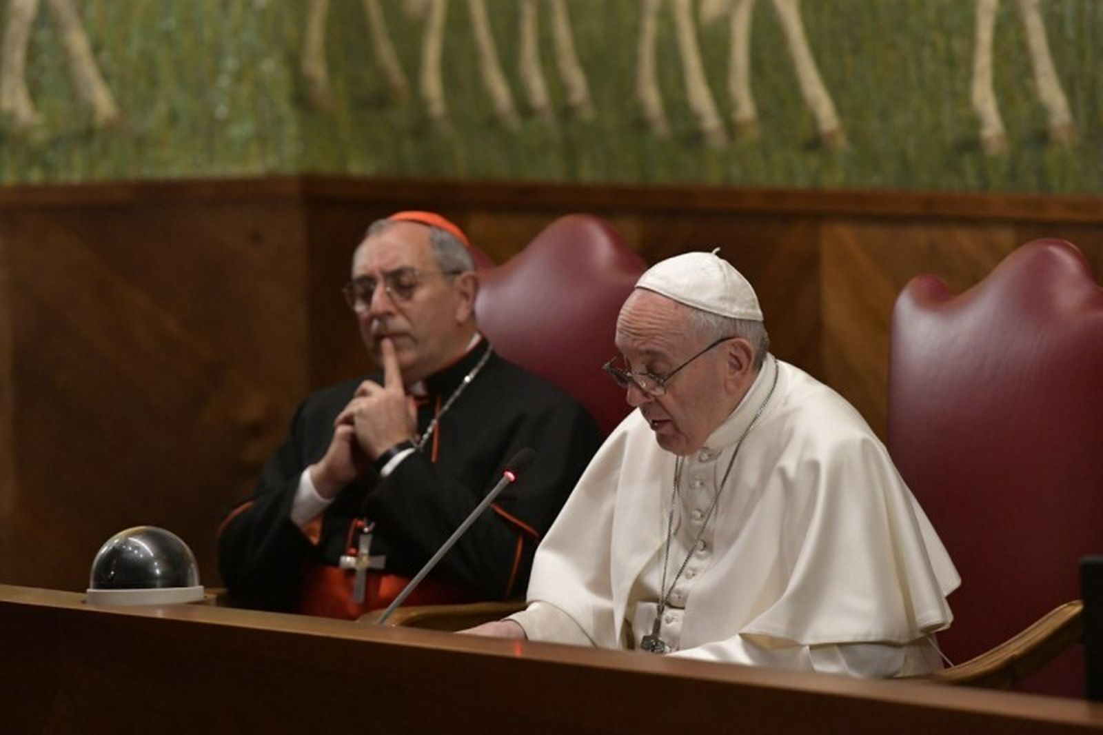 El cardenal de Donatis, con el Papa