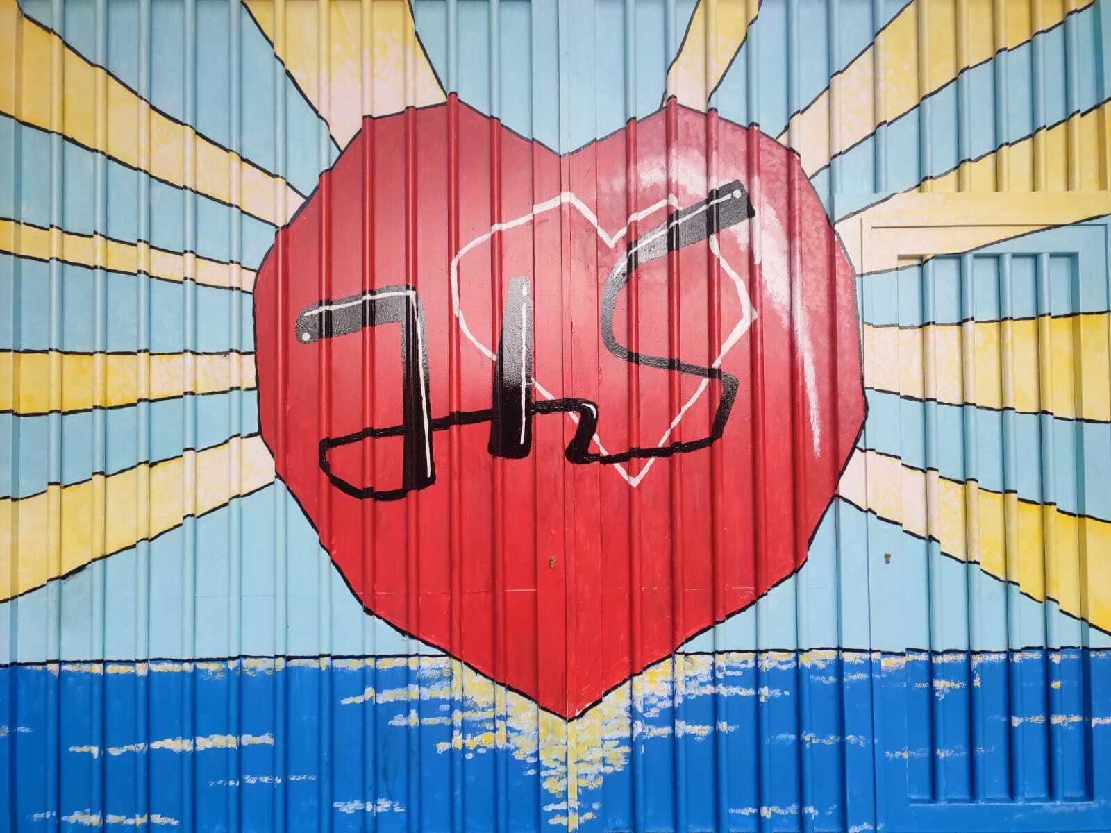 El mural de Toño Casado