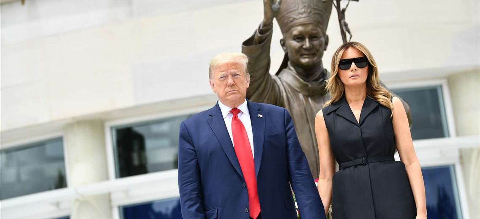 Trump, Melania y Juan Pablo II