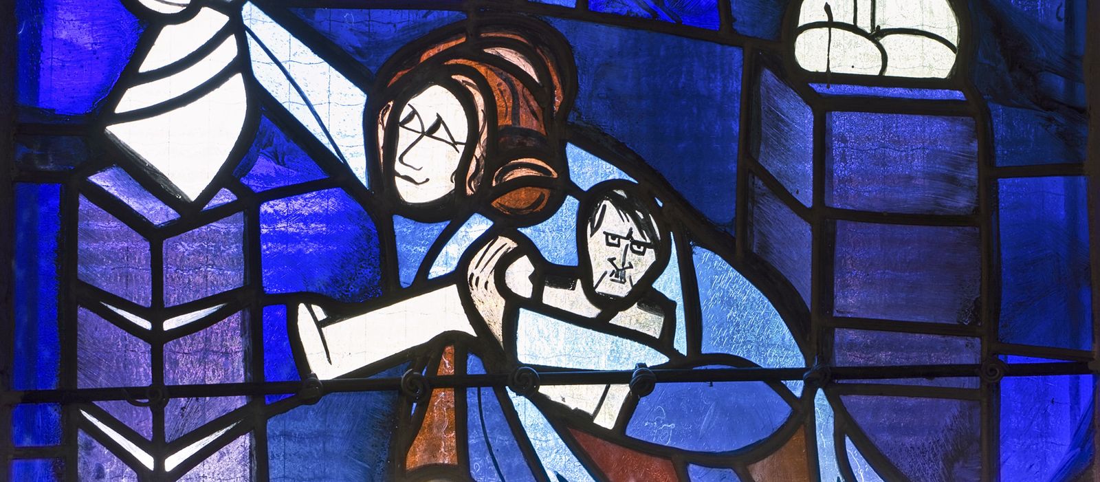 La representación de Hitler la iglesia de Vasperviller.