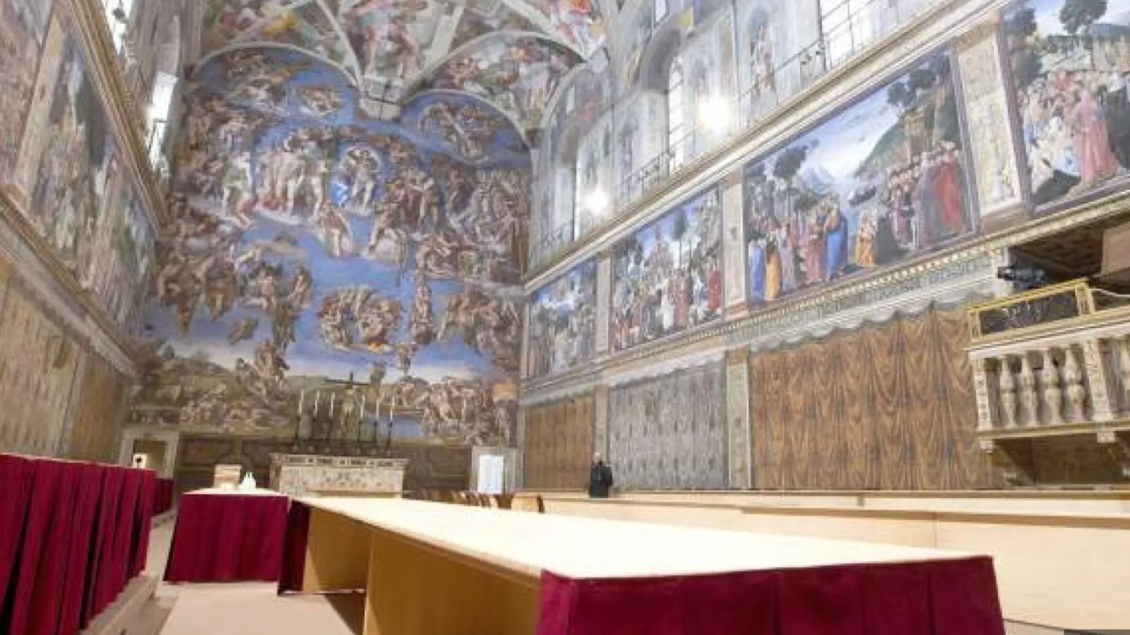 Capilla Sixtina, donde se celebrará el cónclave