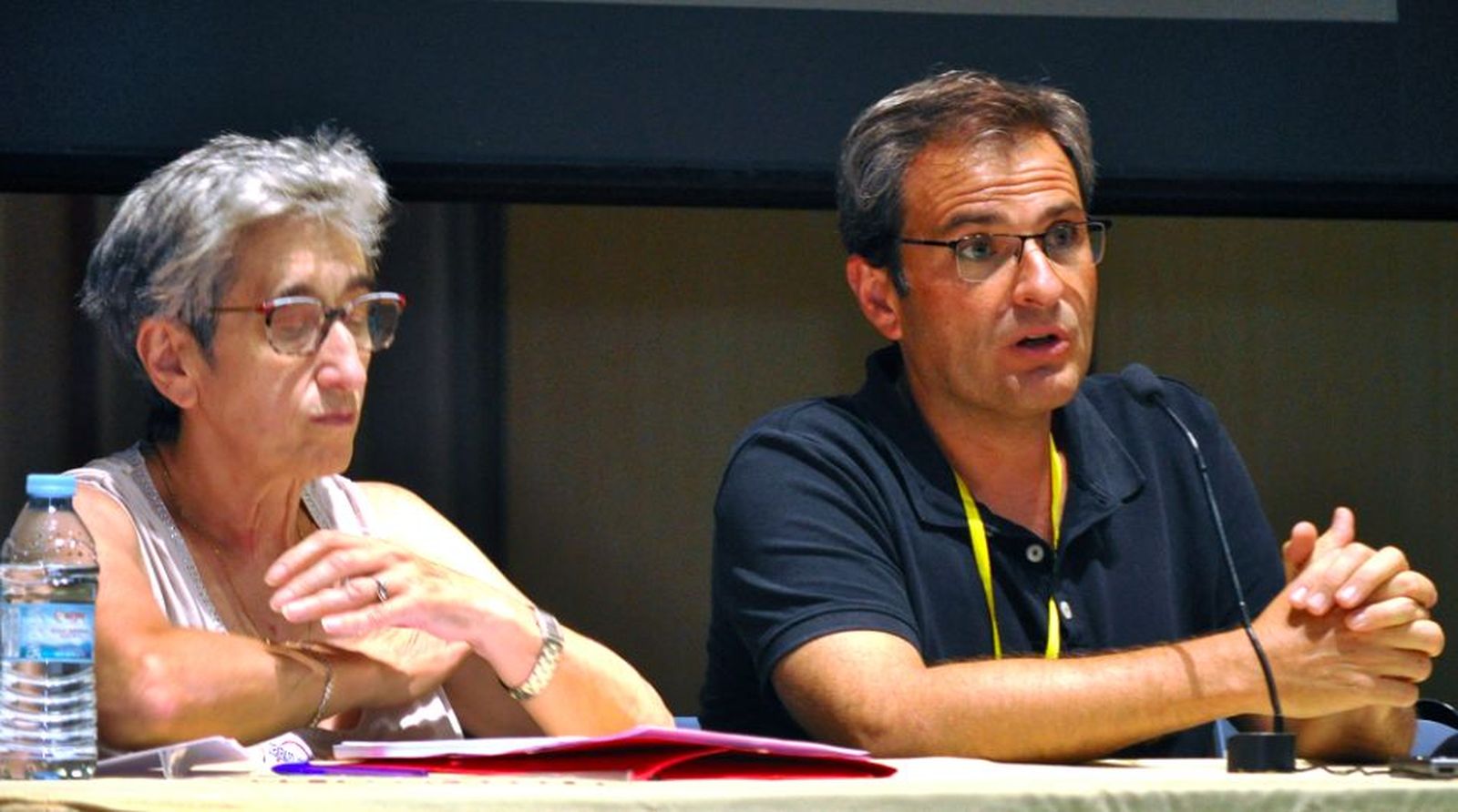 Raúl Flores, durante su ponencia en los cursos de verano de la HOAC