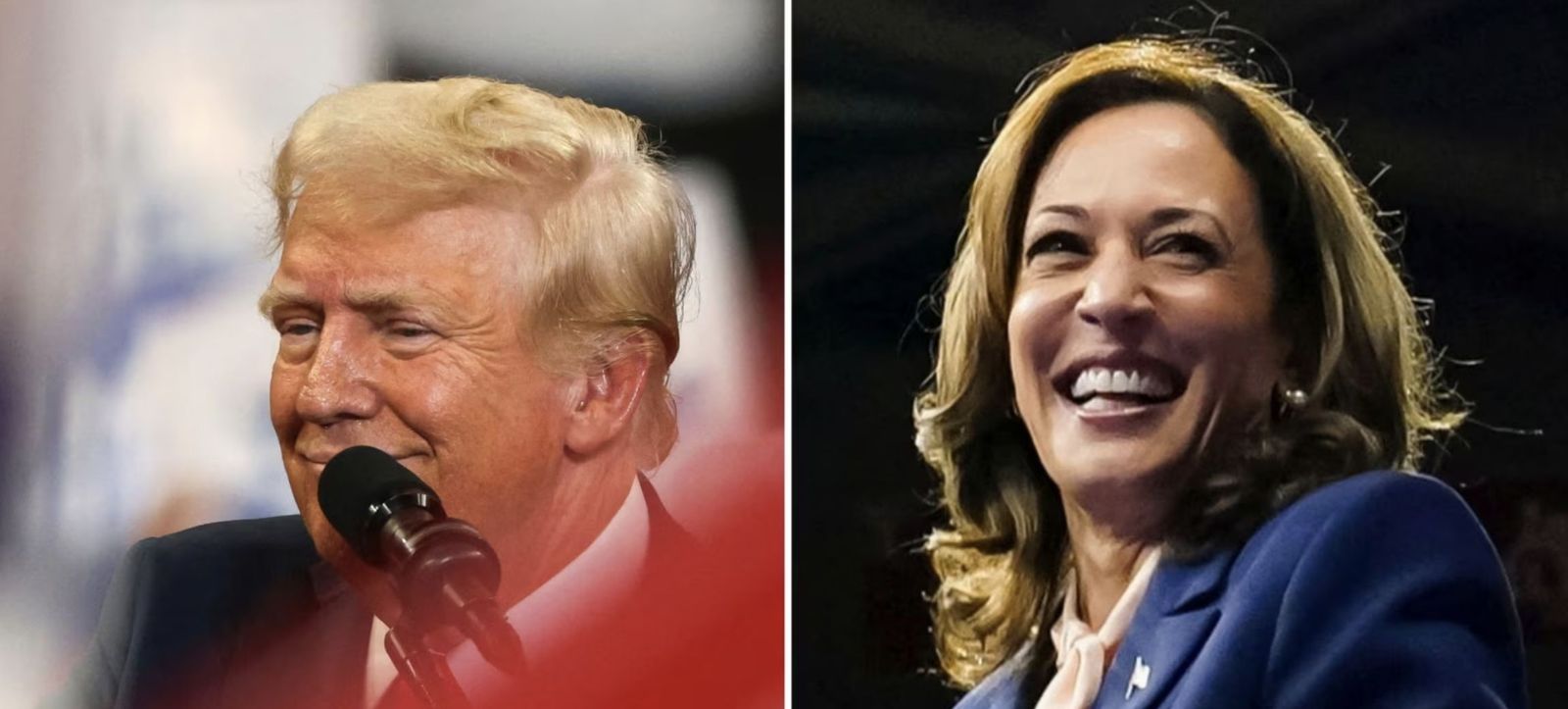Donald Trump vs Kamala Harris
