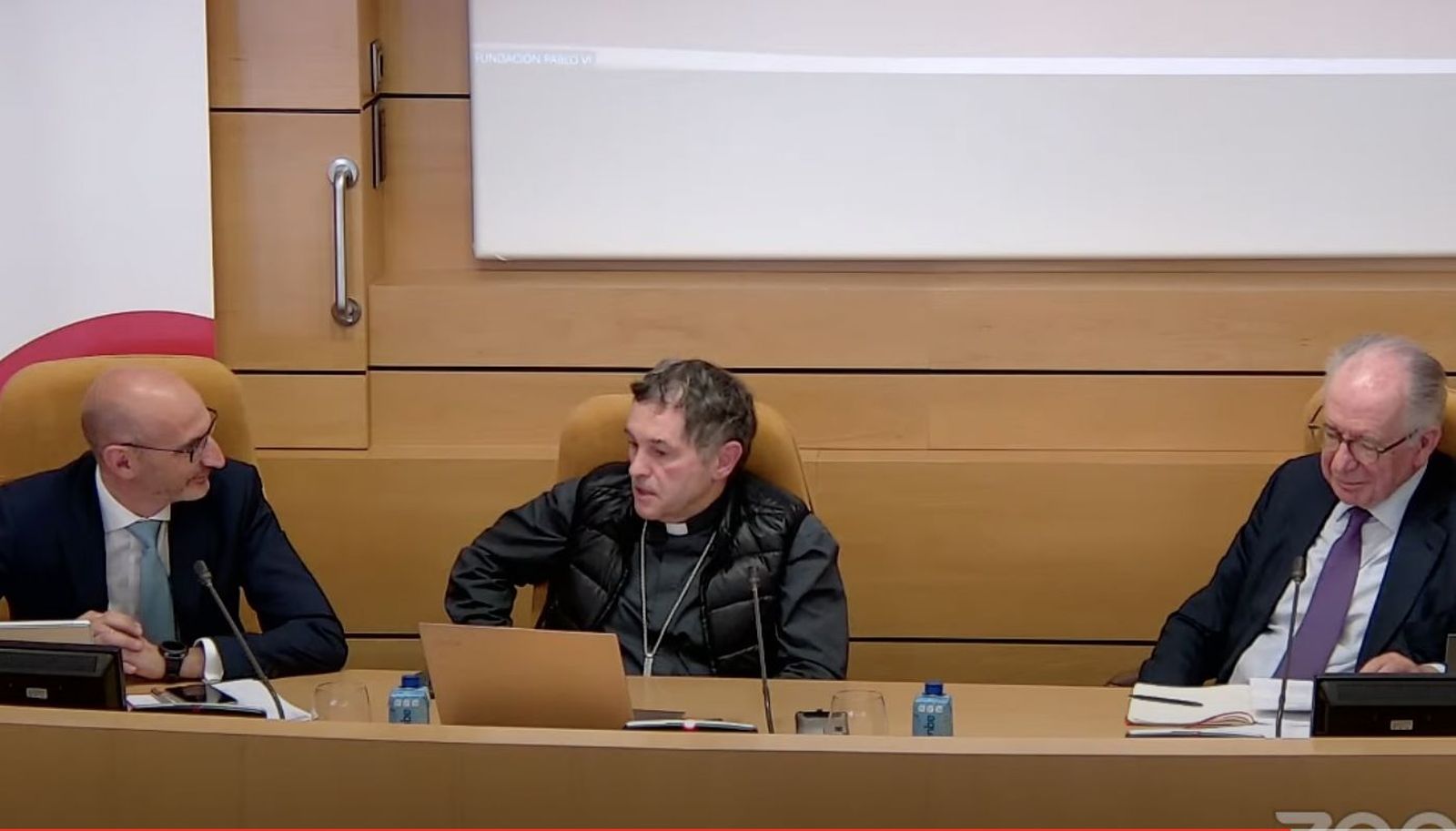 Jesús Avezuela, Joseba Segura y Domingo Sugranyes