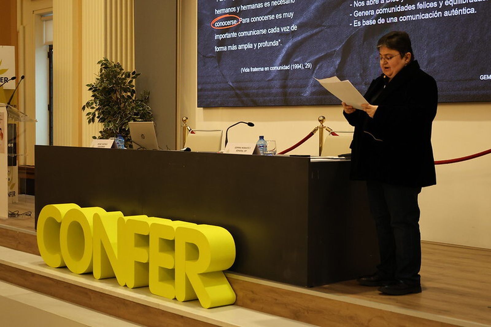 Gema Morató, en las jornadas de Confer