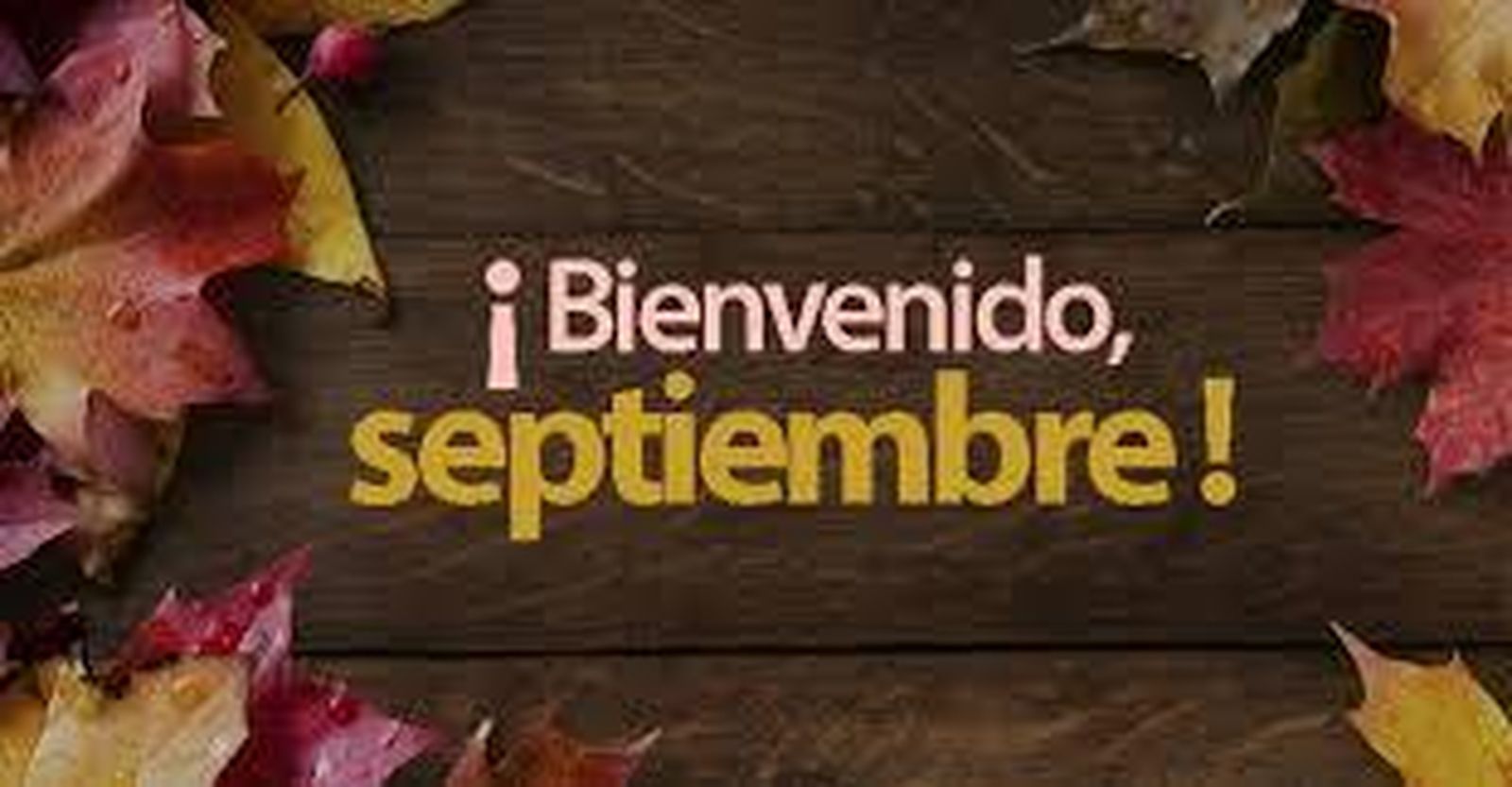 ¡Bienvenido Septiembre!