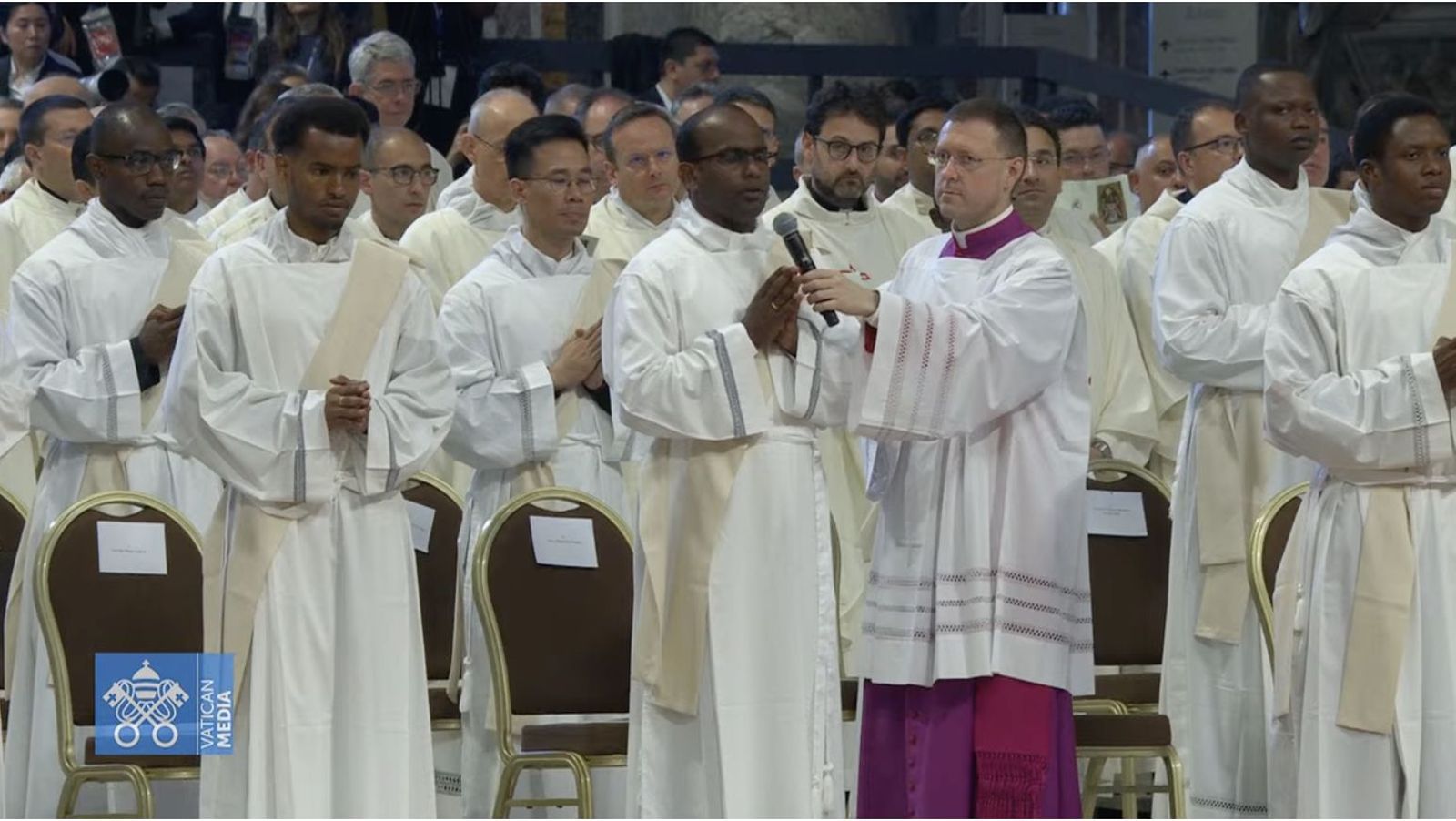 Los seminaristas que van a ser ordenados sacerdotes