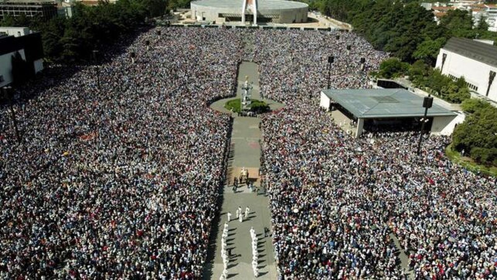 Despedida de la  Virgen de Fátima