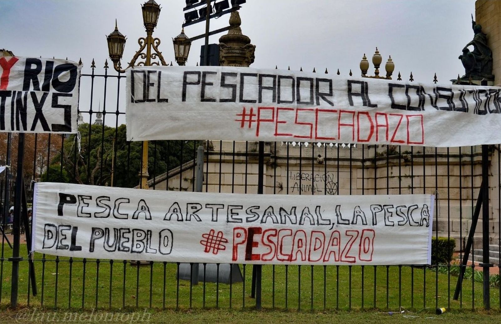 Protestas pescadores artesanales argentinos