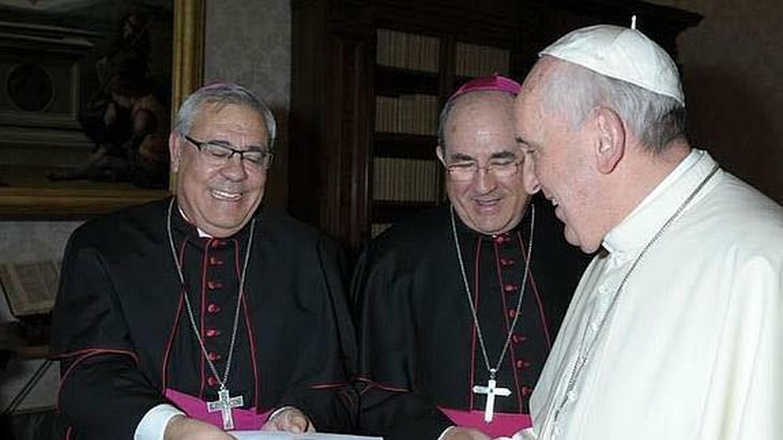 Javier Martínez, con Francisco