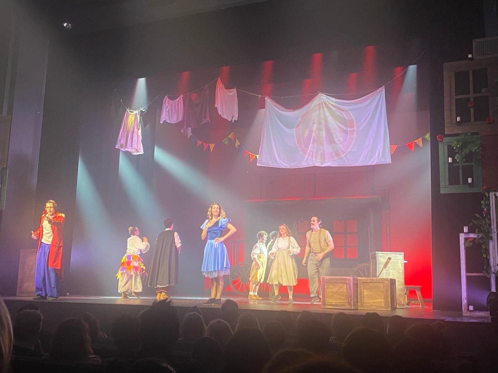 Un momento del musical