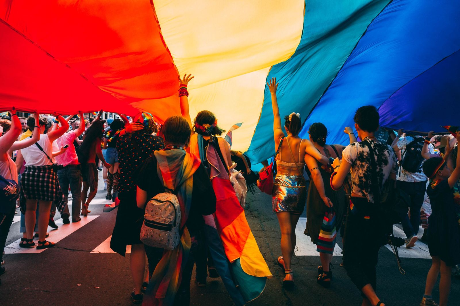 Personas del colectivo LGTBI en un encuentro