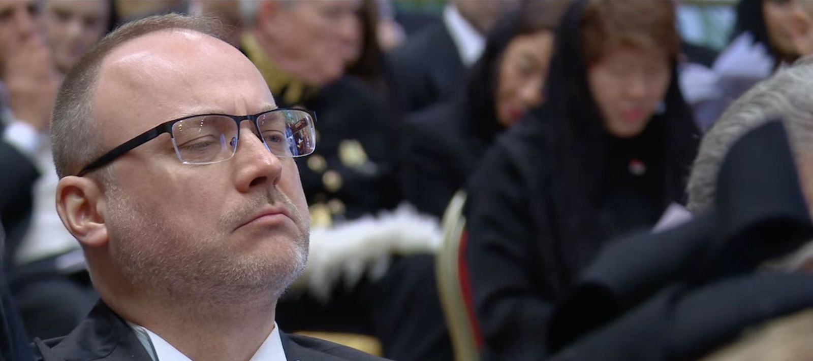 El Cuerpo Diplomático escucha al Papa Francisco