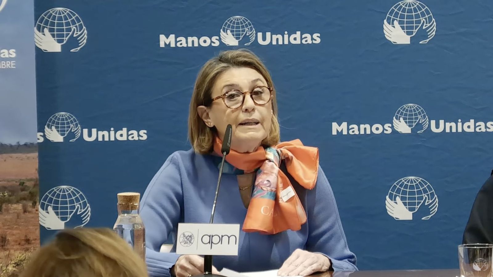 Cecilia Pilar, presidenta de Manos Unidas