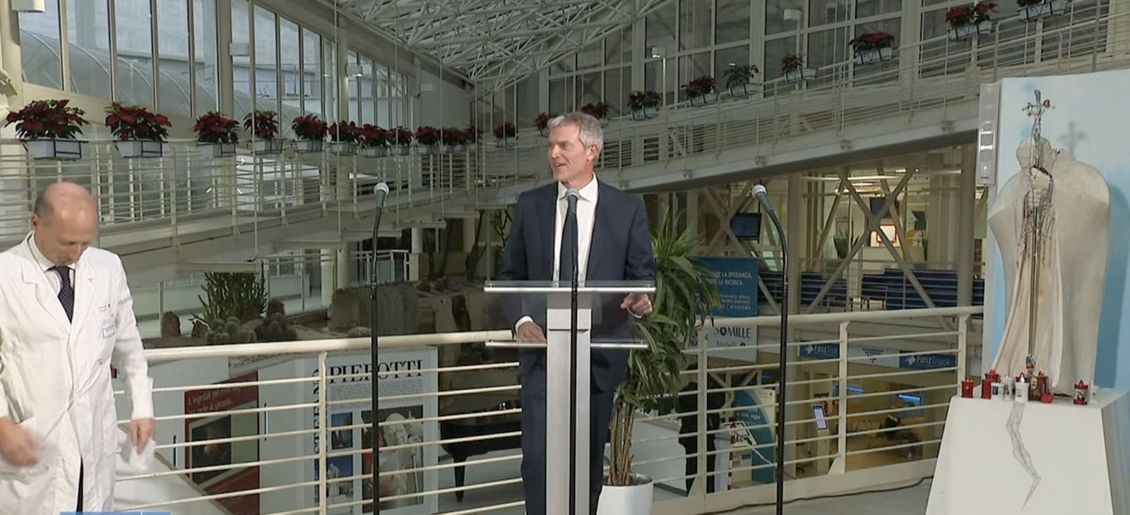 Matteo Bruni, en el Gemelli