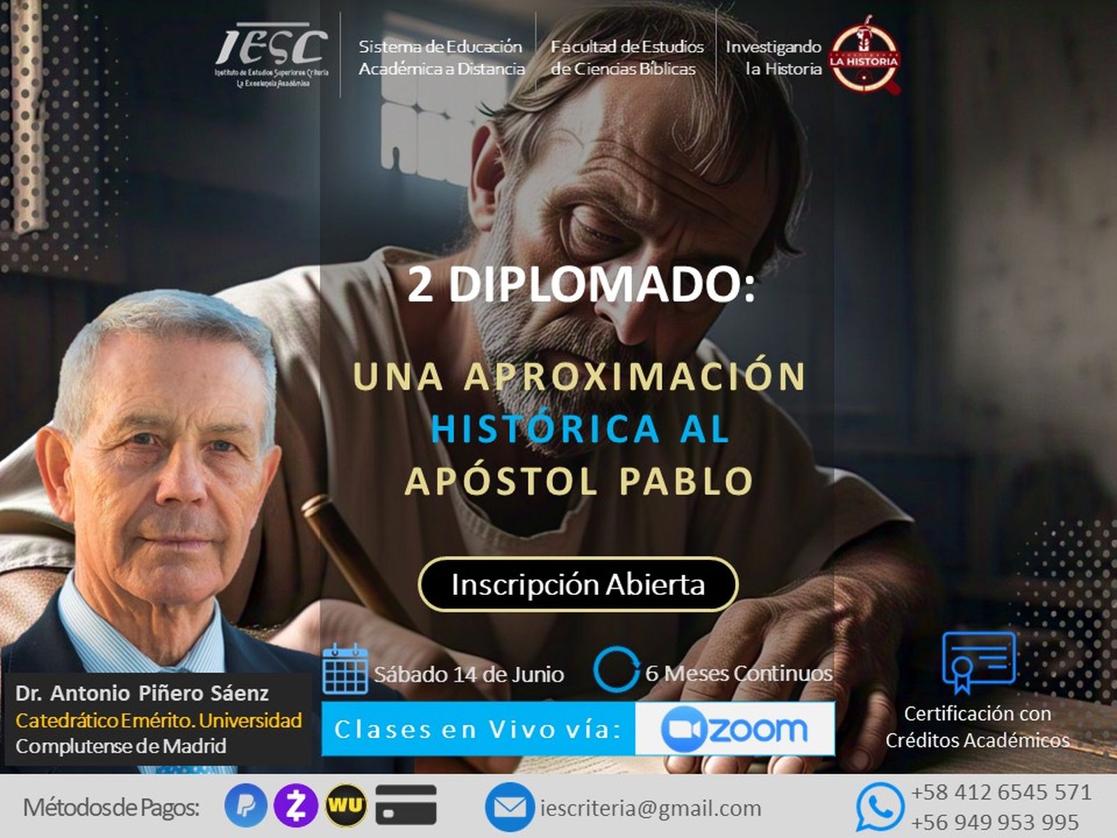 2° Diplomado Apóstol Pablo