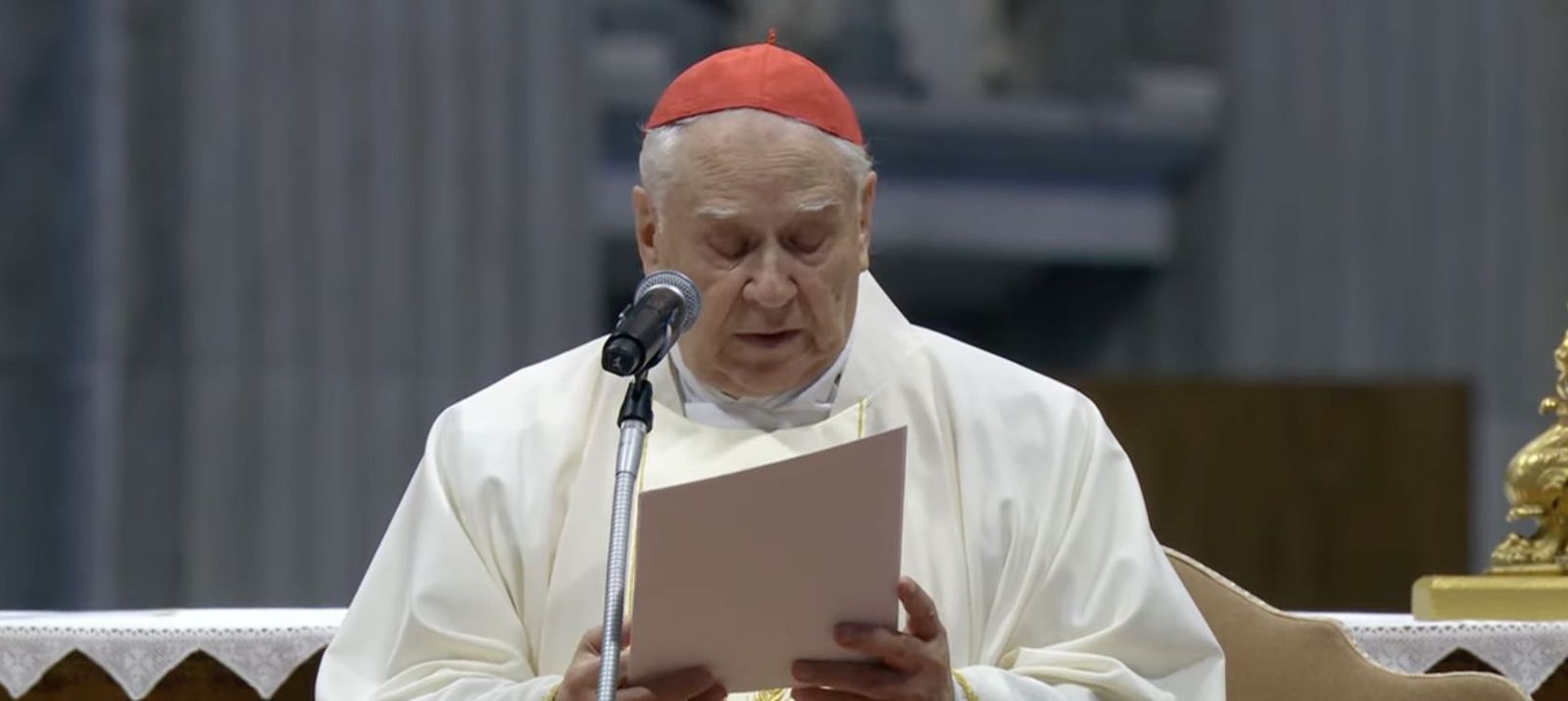 Calcagno, en la Misa Crismal