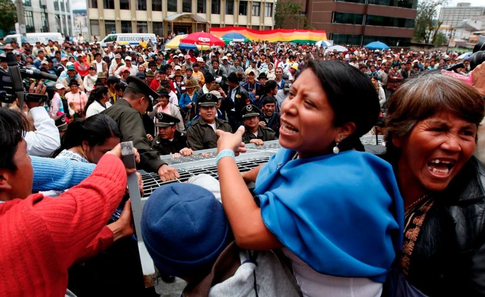 Manifestación en Ecuador