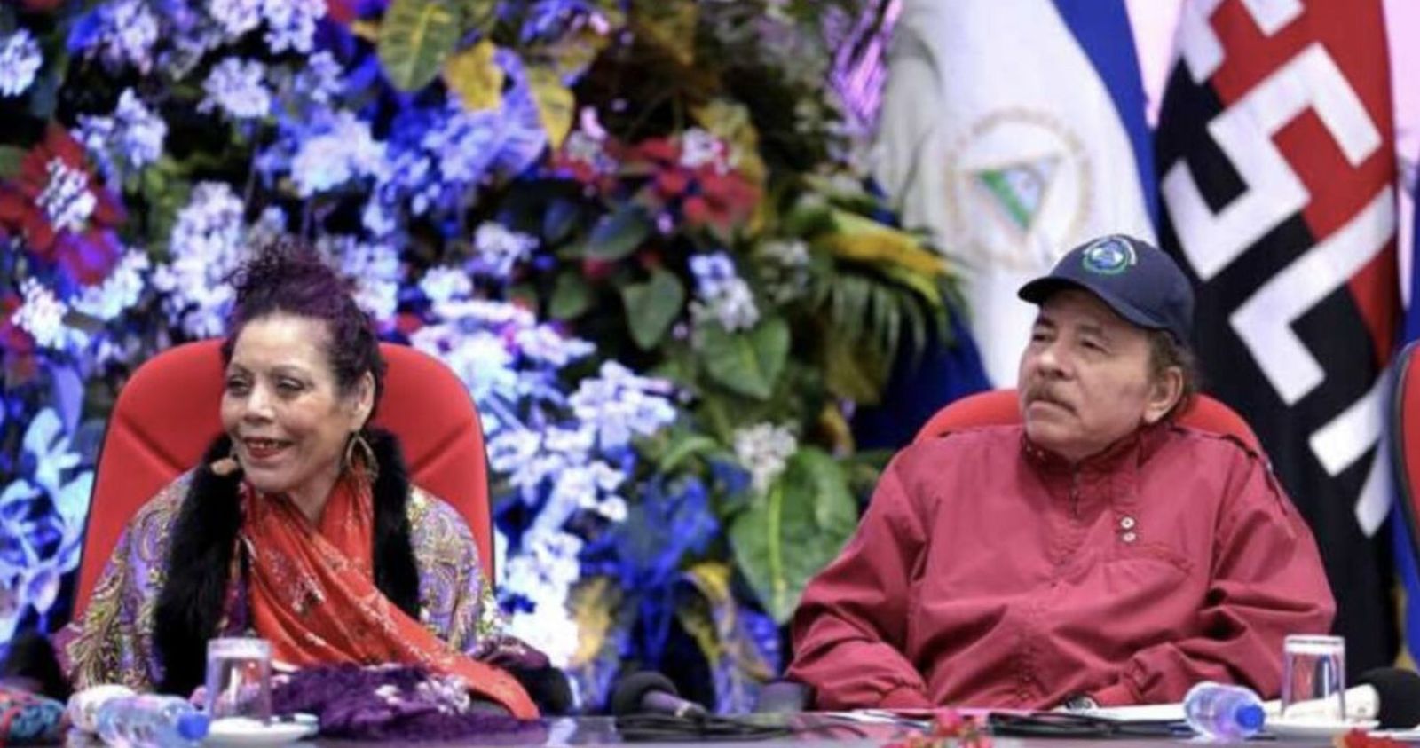 Daniel Ortega y Rosario Murillo