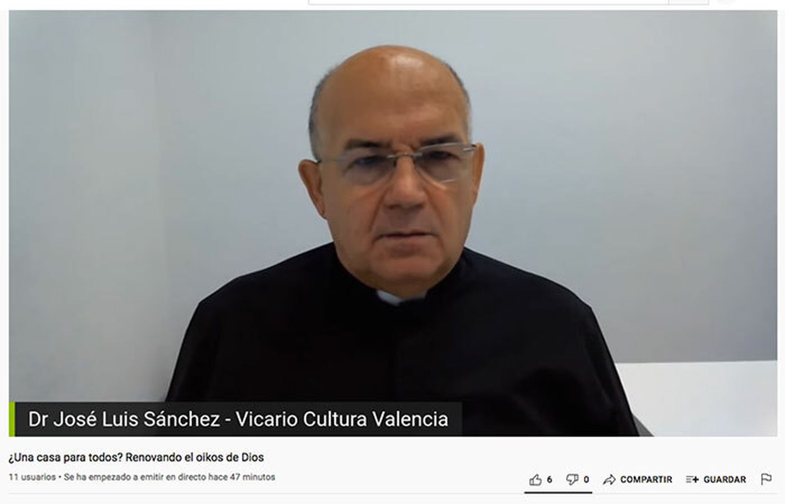 José Luis Sánchez, vicario de culturla de Valencia