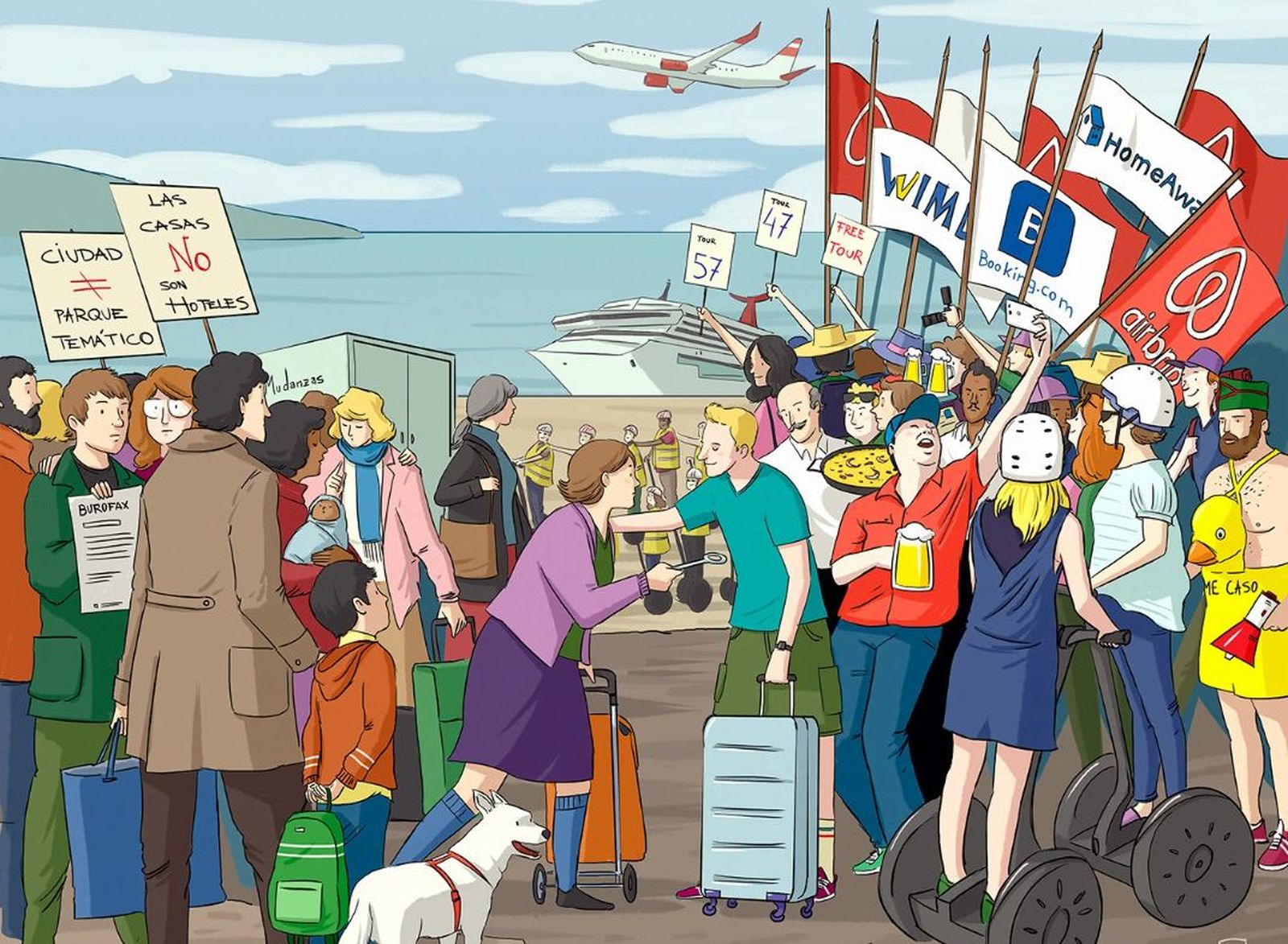 El peregrino, el turista y el inmigrante